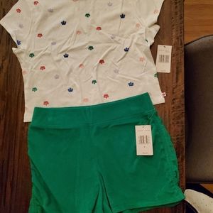 Juicy tee & shorts SET 🌞